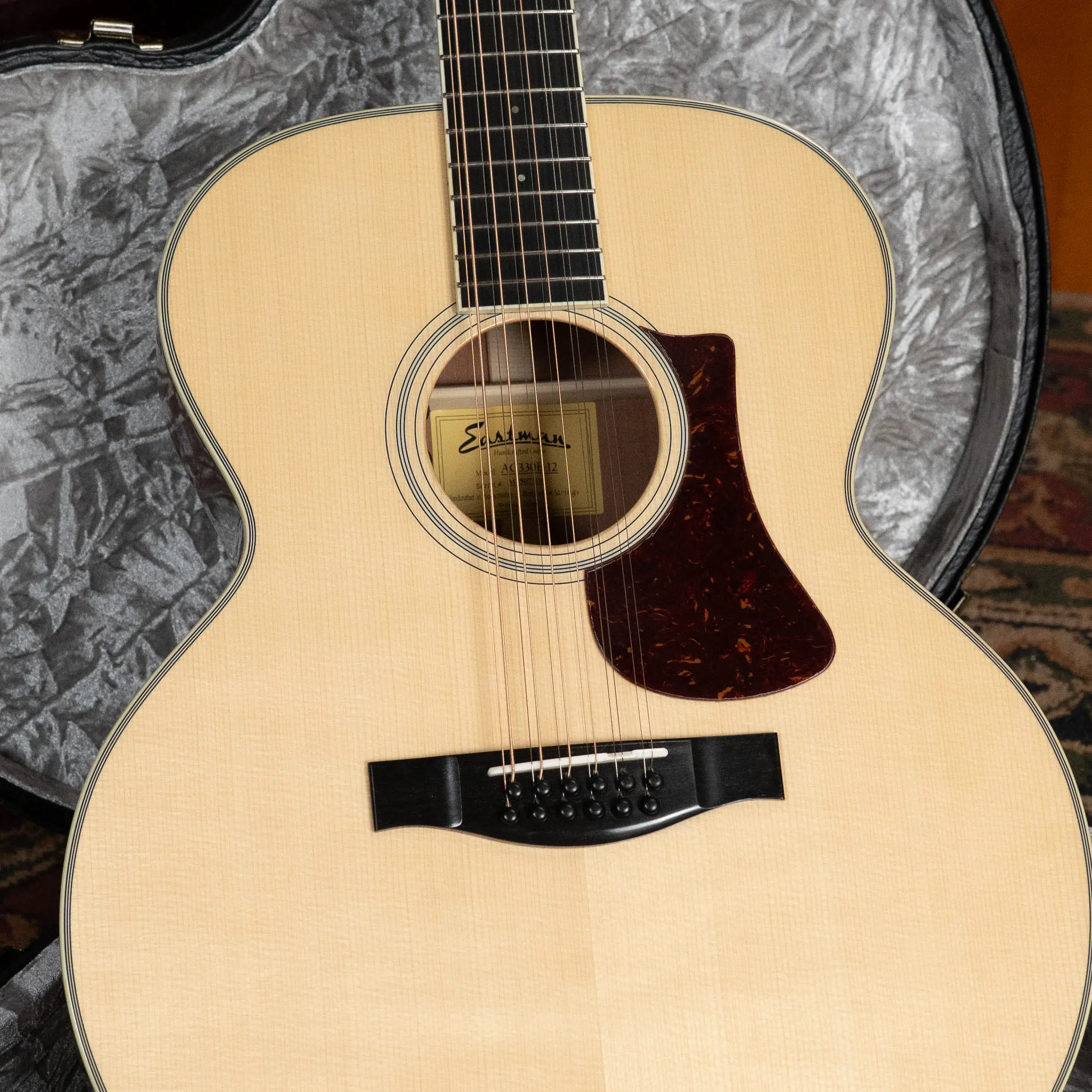 Eastman AC330E-12 Sitka/Mahogany Jumbo 12-String Guitar w/LR Baggs Pickup #7301