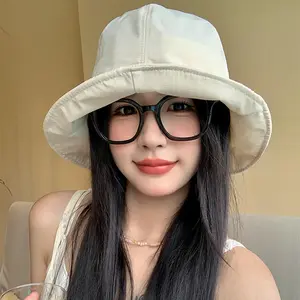 Solid Color Quick-Dry Fisherman Hat, Bucket Hat, UV Protection Sunshade, Outdoor Thin Japanese-Style Mountaineering Hat, Sun Protection Hat for Men and Women