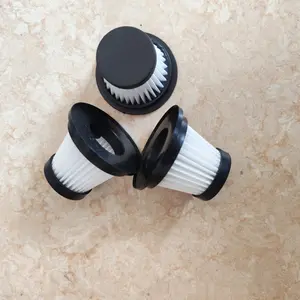 Universal Vacuum Filter Replacement Parts, Car Vacuum Cleaner Filters, Washable Filter Mesh, Compatible with Various Vacuums