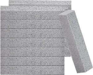 Pumice Stone Toilet Bowl Cleaner – Heavy Duty Hard Water Stain & Limescale Remover, Natural Bathroom Cleaning Stone for Toilet, Sink, Tub & Tile, Eco Friendly Scrubber Set