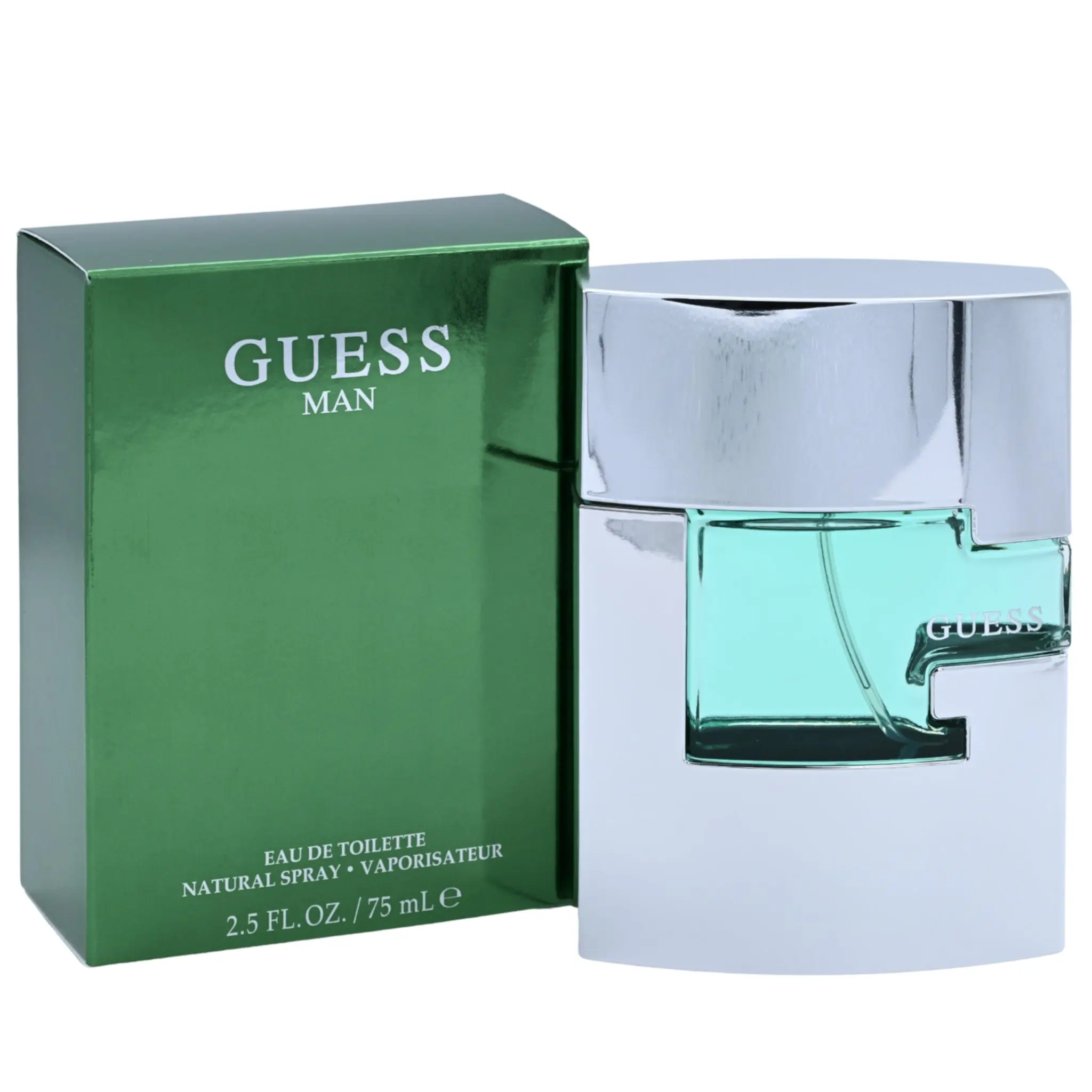 GUESS Man Eau de Toilette, a Spicy Woody Fragrance for Men with Notes of Nutmeg & Ginger, Your Versatile Signature Scent, 2.5 fl oz