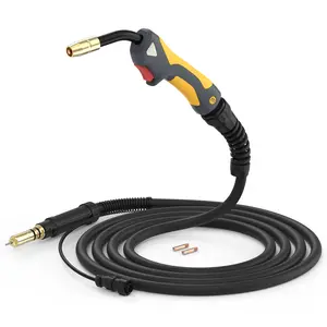 TOOLIOM MIG Welding Gun 150A with 12ft Cable, MIG Torch Stinger Replacement for Miller M-150 M-15 Hobart H-10 (249040)