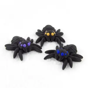 3D Printed Articulated Spider | Halloween Fidget | Creepy Crawly Desk Pet | Poseable Spider Figurine