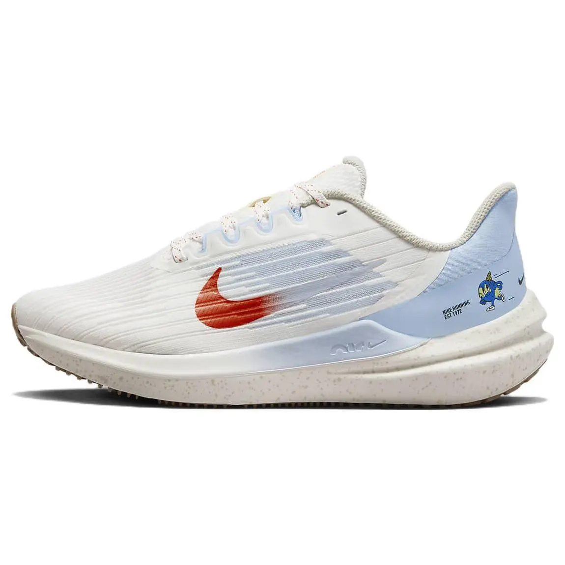 Nike Air Zoom Winflo 9 Sail Celestine Blue' Low Top Running Shoes Women's DX6048-181