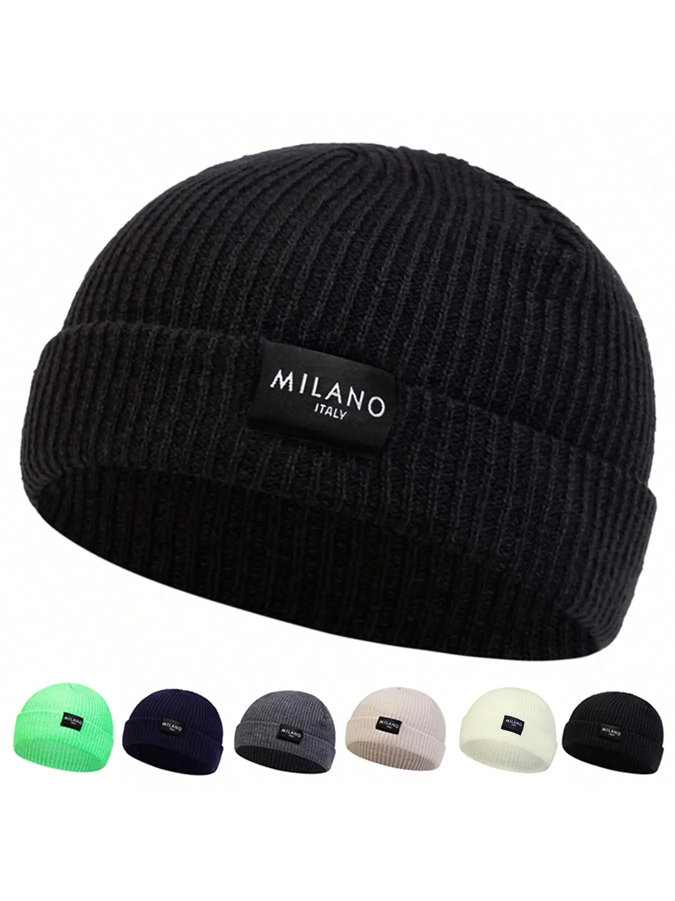 Unisex Casual Letter Beanie Hat, Trendy Soft Comfy Beanie Cap, Fashionable Hat for Fall & Winter for Men & Women for Daily Wear