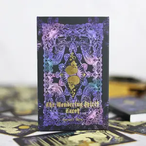 Wandering Spirit Tarot Card Set, 78 Unique Artwork Cards for Spiritual Divination & Self-Reflection, Party Fortune Telling Table Game, Best Holiday Gift