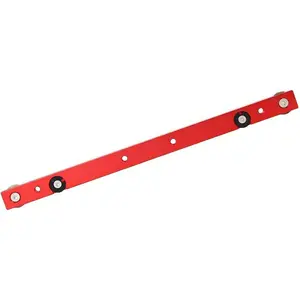 GJANSH Aluminium Alloy Miter Bar Rail Runner Slider Table Saw Gauge Rod T-Slot Track Bar Rail Woodworking Tool for Jigs Fixtures Sleds Router Tables, 300mm, 11.811'' x 0.748'' x 0.374'', Red,fathersdaygift