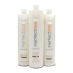 Kit Perfect Liss Progressive Anti-Frizz Complete Treatment pH Stabilizer Professional Use 3 Units