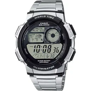 Casio Men’s Digital Watch with Black Dial - AE-1000WD-1AV