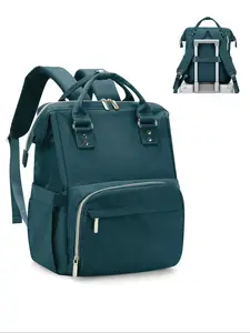 Casual Large Capacity Travel Backpack, Fashionable Multi-pocket Design Backpack, Lightweight Multi-function Business Travel Backpack for Work & School & Travel