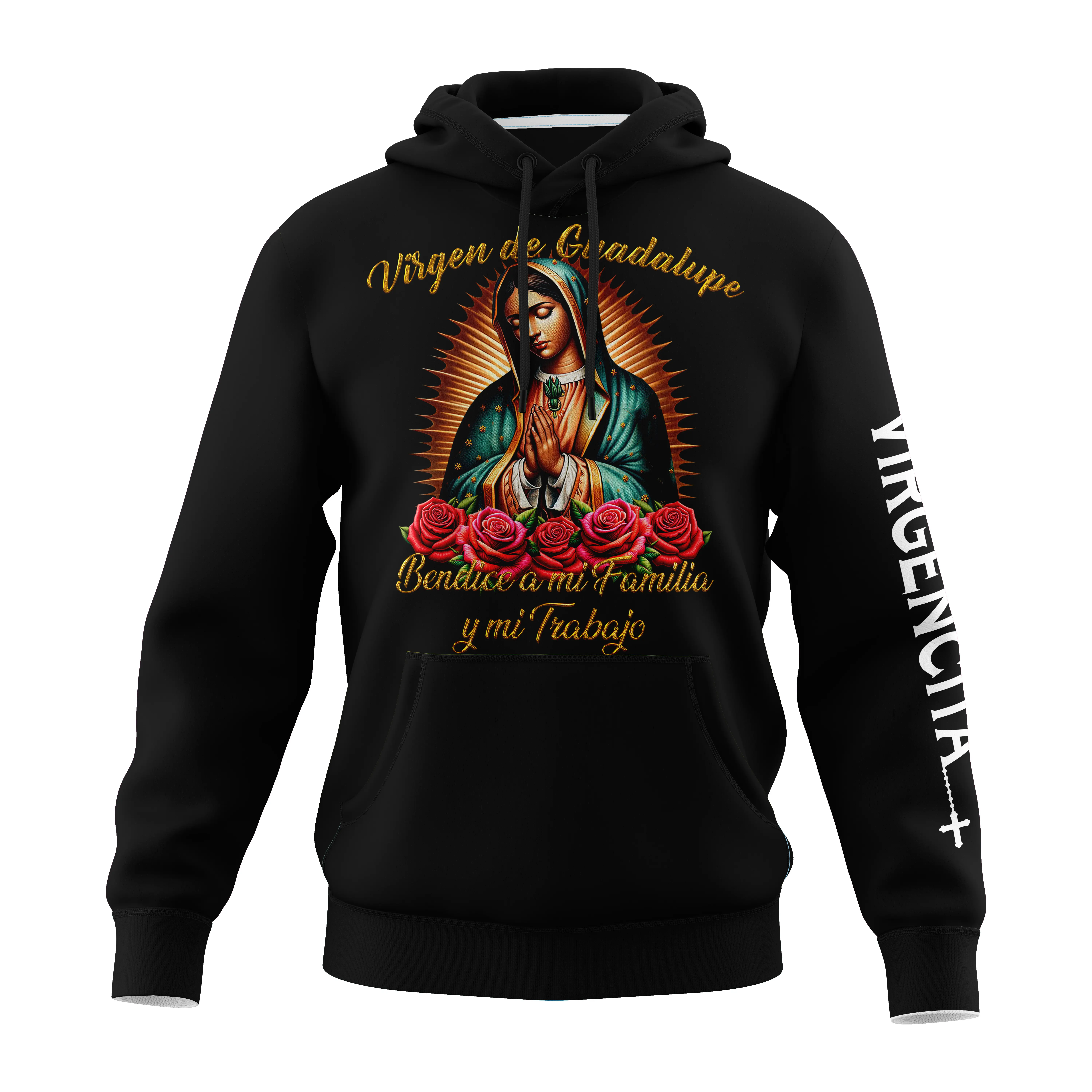 Virgin Mary Hoodie Design