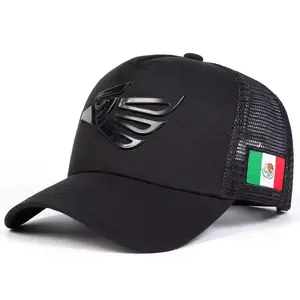 Unisex Mexico Flag Embroidered Camouflage Baseball Cap Mesh Hat Outdoor Sport Adjustable Sunscreen Leisure Hat Spring Autumn Travel Tourism Beach Vacation outdoorfun