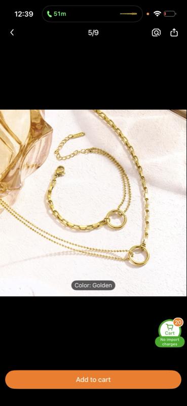 1 set elegant stainless