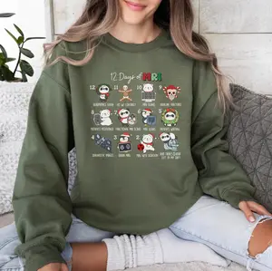 Mri Tech Sweatshirt, 12 Days of Mri, Christmas MRI Tech Sweatshirt, Radiologist Gifts, Mri Tech Gifts, Mri Tech Shirt, Mri Technologist