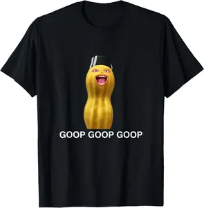100% Cotton Burnt Peanut Gen Z Brainrot Meme Unhinged Cringe Goop Witty T-Shirt