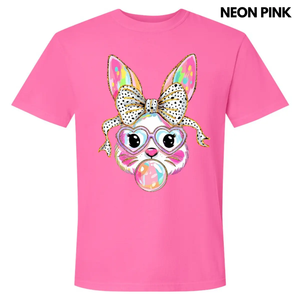 Bunny Coquette Brushstroke Comfort Colors T-Shirt