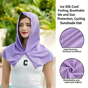 Sun Protection Shawl & Hood — Ultra-Cooling Beach Capelet — Summer Breathable, UV-Blocking, Multi-Functional Head Scarf