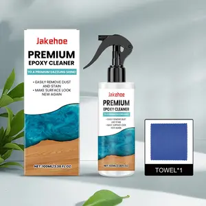Jakehoe Epoxy Resin Cleaner, Stain Removal Repair Scratch Polishing Surface Cleaning Care Agent, Car Interior Detailing Tool, Car Detailing Products