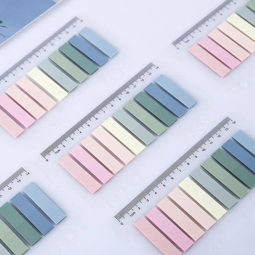 200sheets/pack Mixed Color Index Label Sticker, Multicolor Sticky Tab, Sticky Page Marker For Reading Note Book, Office Stationery & Supplies