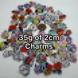 35g of 2cm Acrylic Charms
