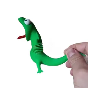Spring Lizard Funny Ornament Office Desktop Decoration Toy