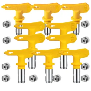 Car Paint Spray Nozzle, Quick Plug & Rotatable High Pressure Airless Spray Nozzle, Paint Care Tool for Car, Factory Painting Repair, Quick Connect Nozzles