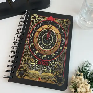 2026 Roman Compass Weekly & Daily Planner Spiral Bound Goal Tracking Notebook for Work Life Aesthetic Agenda Book with Vintage Design and Thick Pages