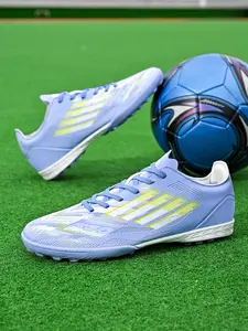 Men's Artificial Grass Sports Football Shoes Soccer Shoes Turf Shoes Football Boots TF Nails Anti-Slip Wear-Resistant Strong Grip Ankle Protection Durable Rubber Sole All Seasons