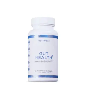 Revive Gut Health+ Natural Supplement for Digestive Support, Improved Gut Health, Vegan, Gluten-Free, No GMOs, Clinical Studies Supported - Vitamin