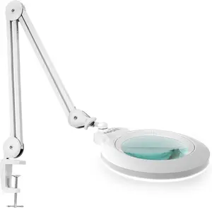 Neatfi Pro Series XL Bifocal LED Magnifying Lamp – 5D/20D, CRI 95, Dimmable, Adjustable Arm with Clamp