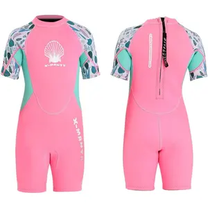 Wetsuit Kids Full Suits 2.5mm Neoprene Wet Suit UV Protection Keep Warm Long Sleeve Wetsuits for Swimming Diving Scuba