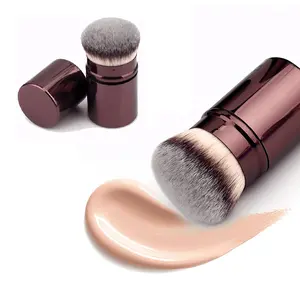 Stretchable Foundation Makeup Brush, Soft Bristles Easy Application, Perfect for Flawless Coverage, Ideal for Daily Use, Makeup Blending Brush