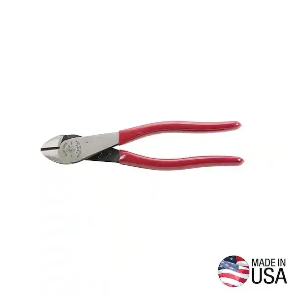 Klein Tools D228–8-SEN 8-in. Diagonal Cutting Pliers, Heavy-Duty Wire Cutter for Electrical Tasks