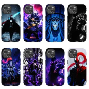 Solo Leveling Double-layer durable phone Cases For iPhone 17 16 15 14 13 12 Promax Pro Plus, hard shell protection ,Unique design,best Gift