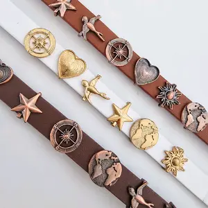 Leather Charm Bracelet