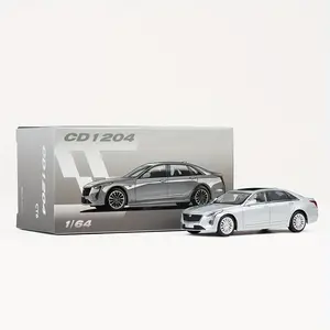 1pcs Masidi 1:64 Scale Cadillac Ct6 Alloy Car Model, Detailed Classic Static Collectible Toy, Perfect Gift for Car Enthusiasts