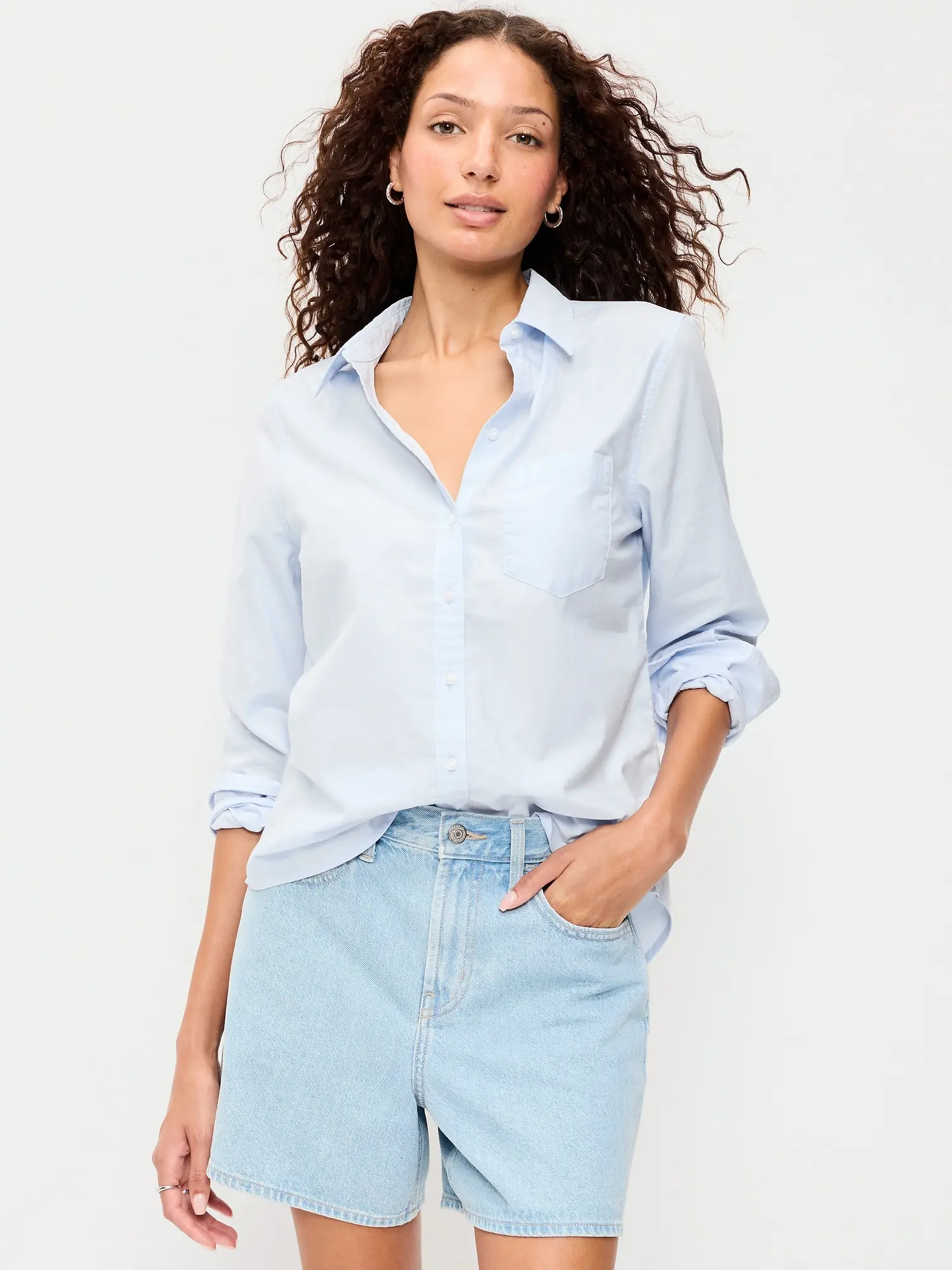 Old Navy Women's Classic Button-Down Shirt