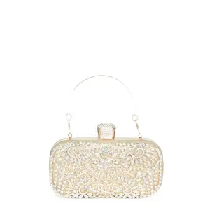 Lauren Lorraine SOFIE crystal and rhinestone diamond clutch handbag