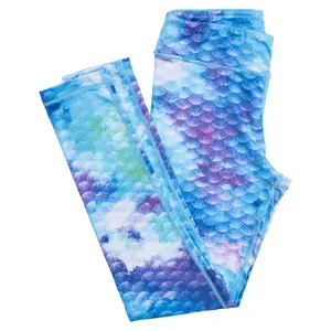 Watercolor Mermaid Leggings