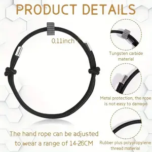 Emergency Escape Window Breaker Bracelet Set, Carbonized Steel Hand Rope Gear Adjustable Survival Tool, Outdoor Multi-Function Accessory, Survival Equipment