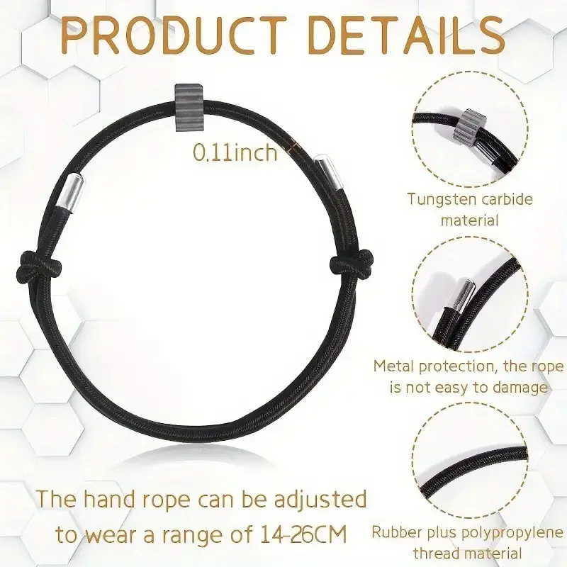 Emergency Escape Window Breaker Bracelet Set, Carbonized Steel Hand Rope Gear Adjustable Survival Tool, Outdoor Multi-Function Accessory, Survival Supplies, Survival Equipment, Outdoor Survival Tools