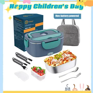 Nifogo Electric Lunch Box Food Heater for Adults,  Plug-in Heating Lunch Box,Heated Lunch Box12V/24V/110V Portable Food Warmerfor Car