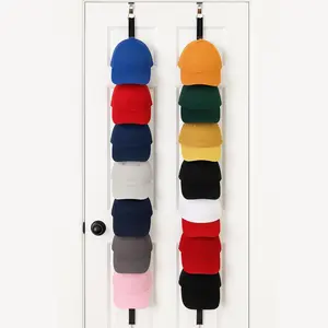 Hat Rack for Door - Two-Way Hanging Caps with Display Hooks and Hanger, Hat Organizer for Baseball Caps, Over the Door Hat Storage Organizer for Bedroom, Entrance or Garage Doors - 1 Pack ideal christmas gift