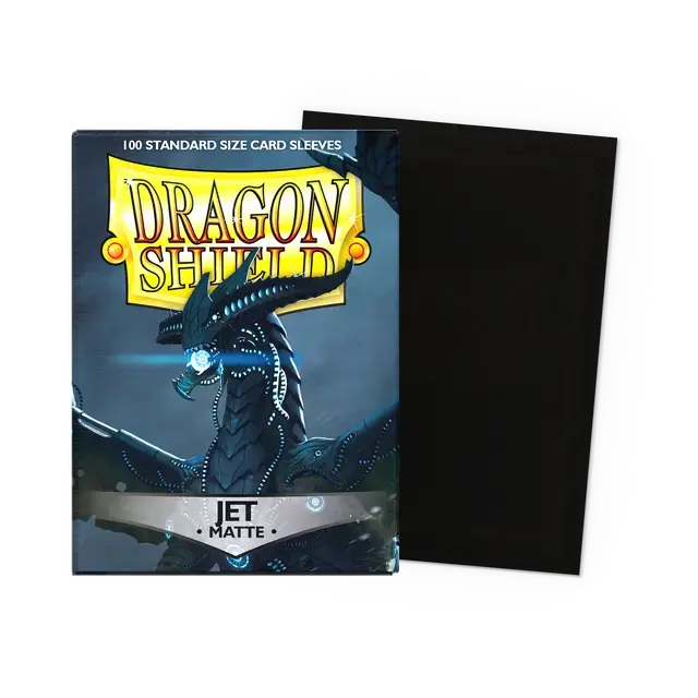 Dragon Shield Matte Sleeves - Jet (100-Pack) Dragon Shield Matte Sleeves - Jet (100-Pack)
