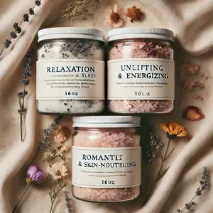 Customizable Bath Salts - Elegant Bath Salts with Rich Fragrance, Ideal for Relaxation and Steam Bathing