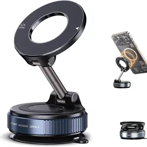 Magnetic Car Phone Holder, 360 Degree Rotatable Car Phone Holder, Foldable Phone Stand, Universal Car Interior Accessories, Cell Phone Car Mount