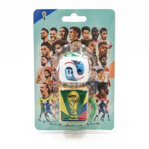 Voice-Activated Stress-Relief Toy Keychain & Keycap Set Football Fan Collector's Edition Commemorative Gift Dual Design ABS Material Lightweight Interactive Sound Effect outdoorfun