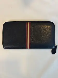 Pre-owned Leather Small Leather Goods Bally Black Long Wallet