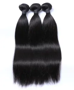 Brazilian Straight Hair Bundles – 100% Remy Human Hair 12-30inch| No Shedding, No Tangle Glueless Weave Bundles | Natural Look, Easy Install TikTok Favorite