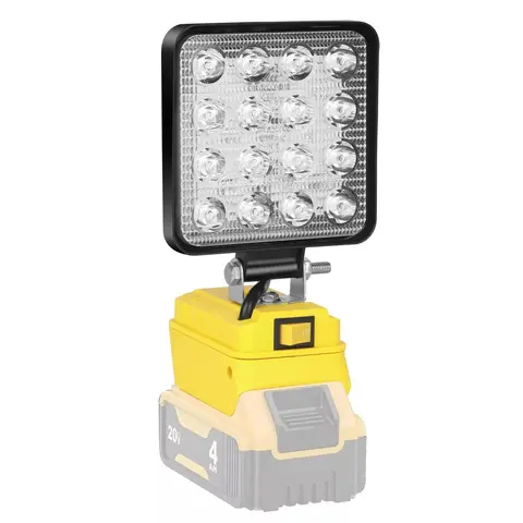 Cordless LED Work Light for DeVValt 20V Battery - Compact Portable Flood+Flashlight with Bright Beam, Handheld LED Flashlights, Outdoor Task Lighting (No Battery Included)